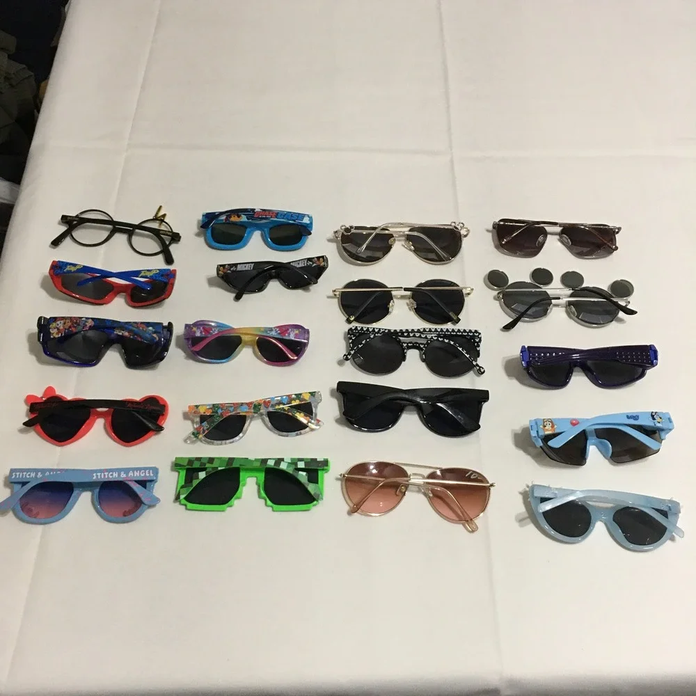 Lot of 20 Sunglasses Kids Adult Unisex Multicolor Disney Marvel Harry Potter
